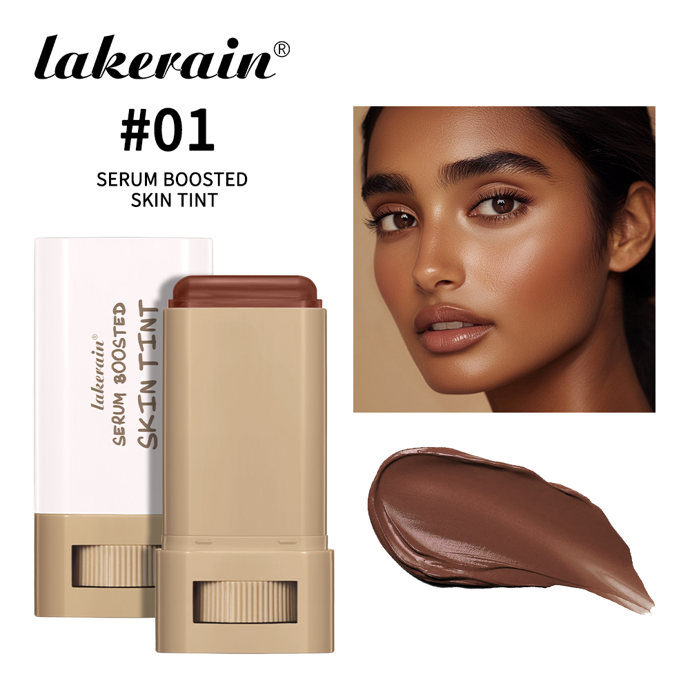 Waterproof Skin Tint Stick Nourishing Solid Tinted Serum Balm Foundation Face Contour Stick Makeup