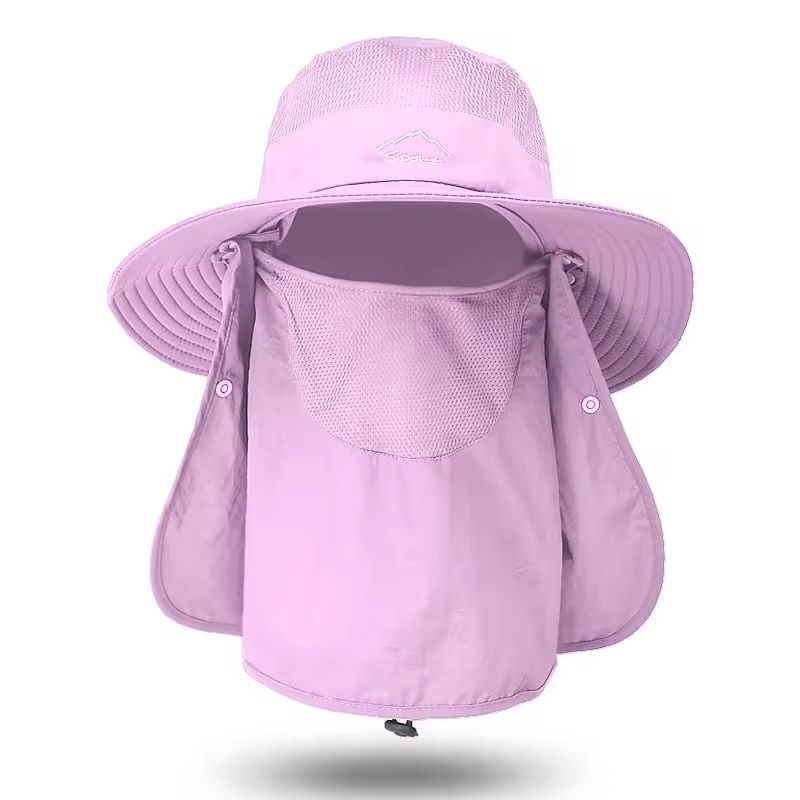 Quick Dry UV Protection Fisherman Hat with Face and Neck Cover