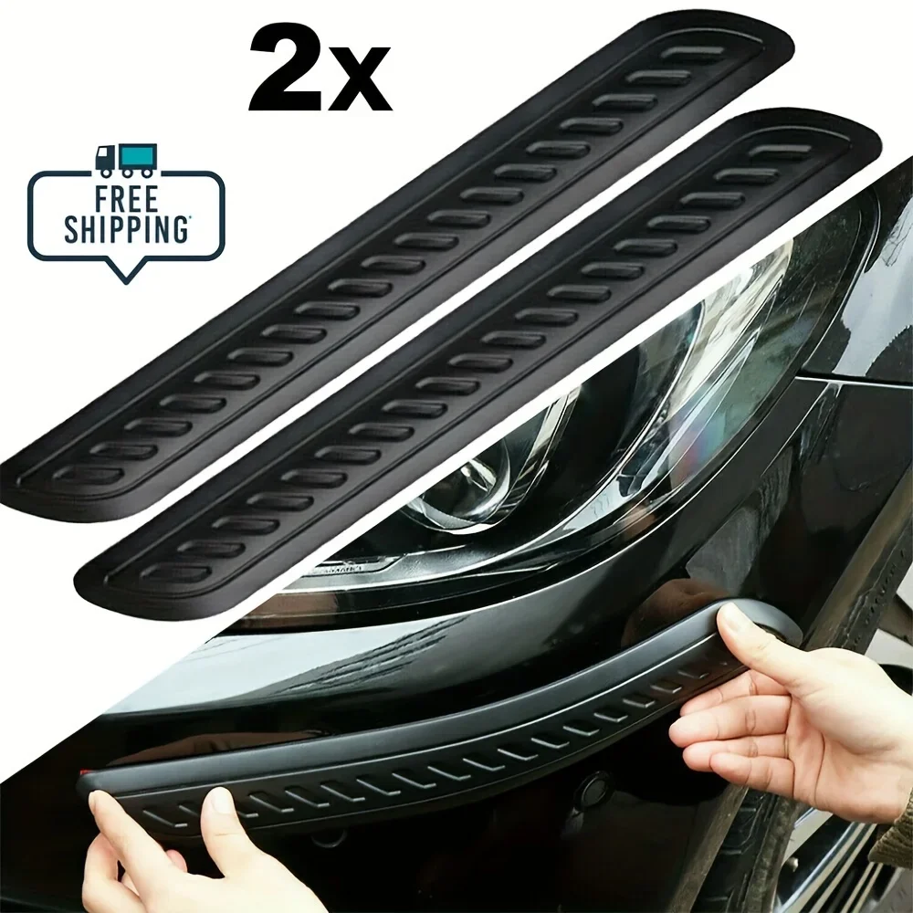 Universal Rubber Auto Bumper Protector Bar Styling Rearview Mirror Anti-collision Stickers Car Door Anti Scratch Protect
