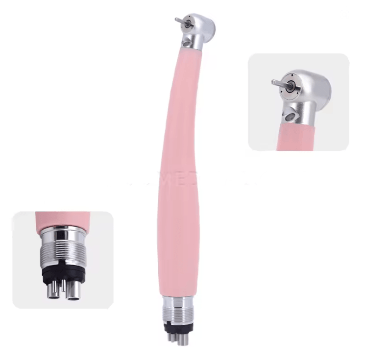 AeroLite Pink LED Dental High Speed Handpiece with Ceramic Bearings