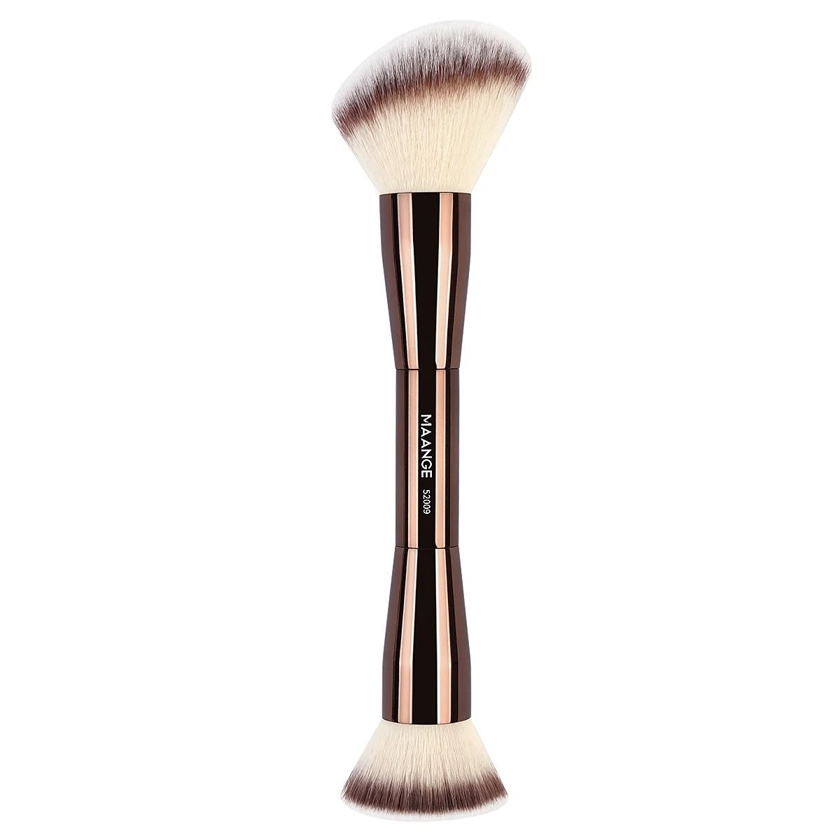 Maange Makeup Brushes Double Head Foundation Powder Concealer Blusher Bronzer Makeup Brush