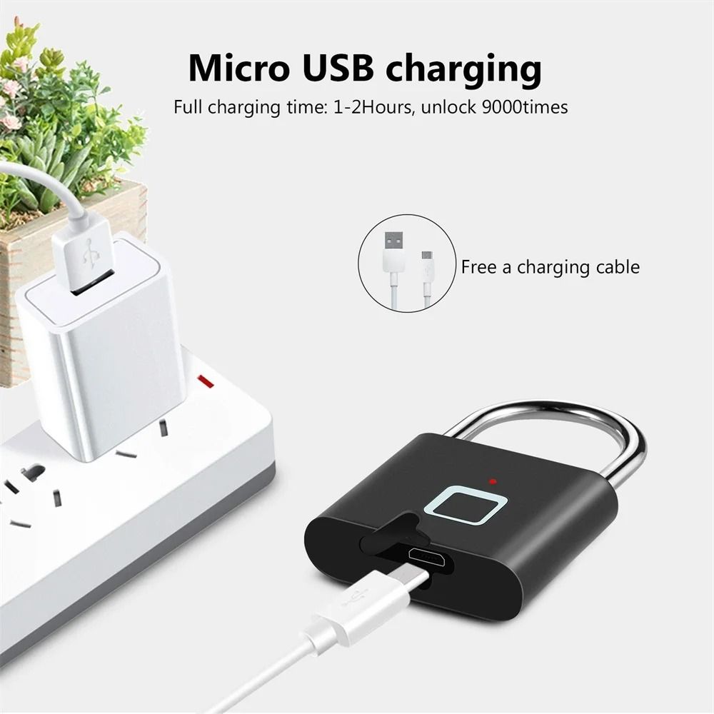 Smart Biometric Fingerprint Security Padlock