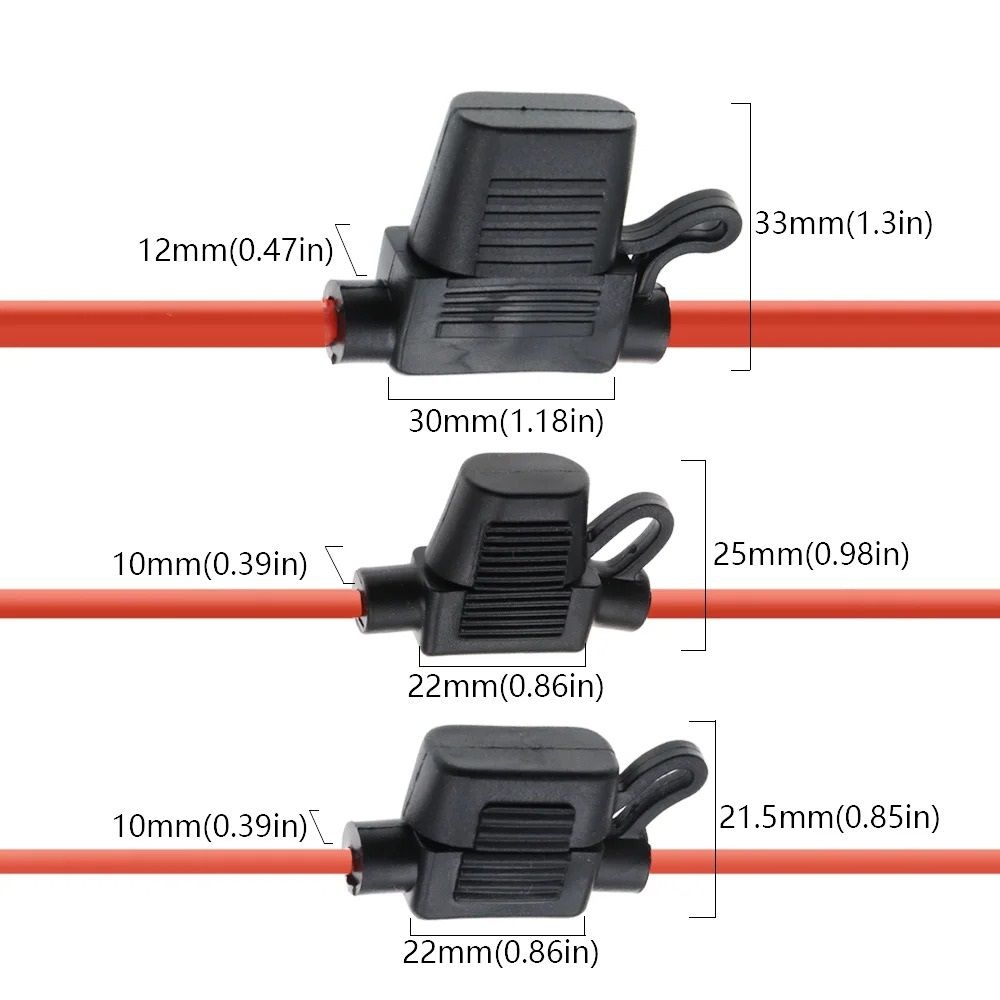 Heavy Duty Waterproof Inline Blade Fuse Holder Series