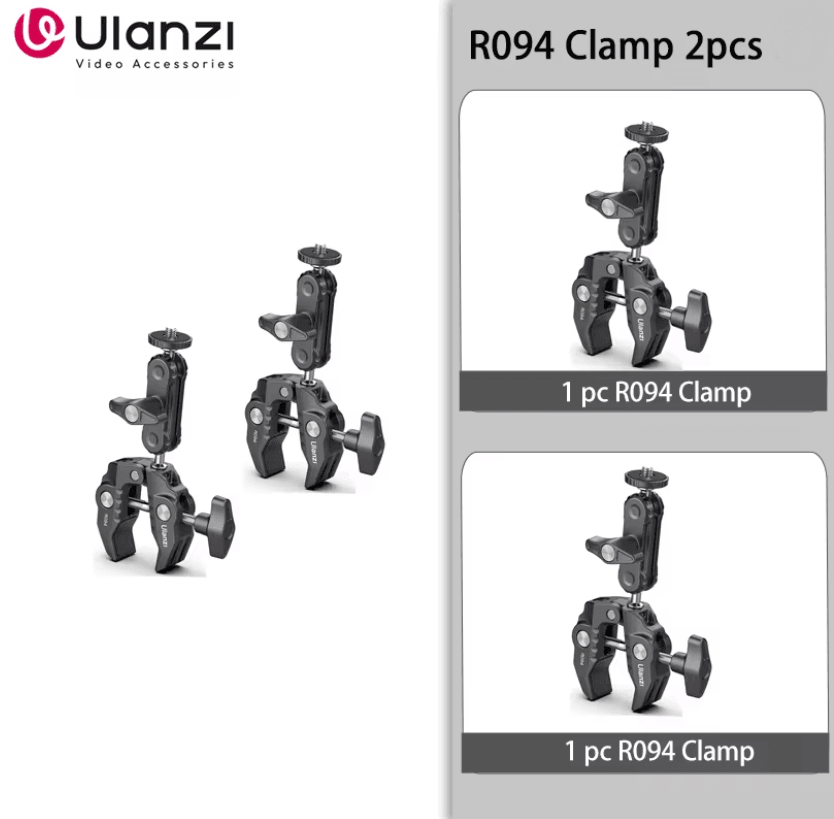 Ulanzi R094 Super Clamp with Double Ball Head Magic Arm