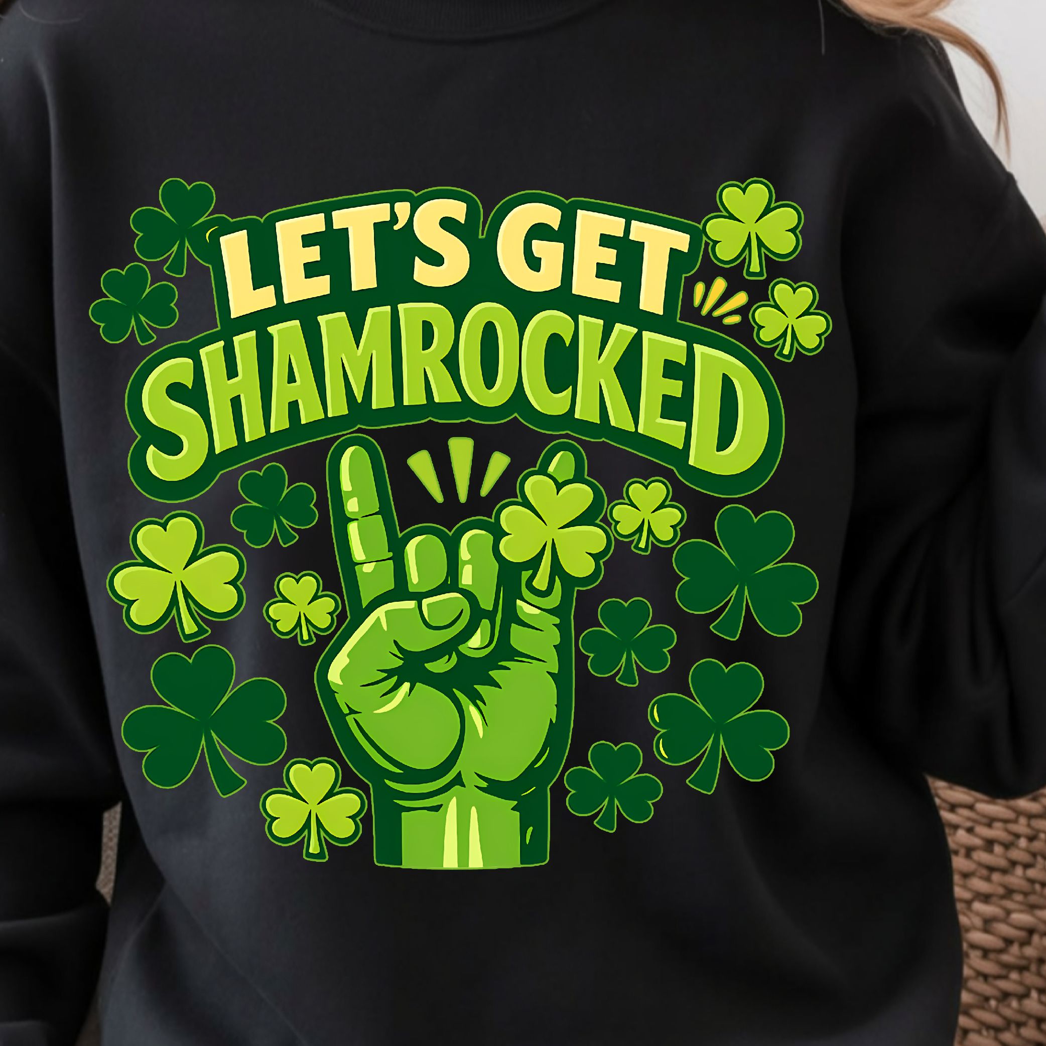 Let's Get Shamrocked Shirt, St. Patrick's Day T-Shirt, Fun Irish Tee