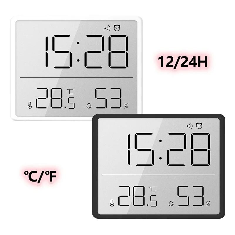 Ultra-Thin Digital LCD Alarm Clock