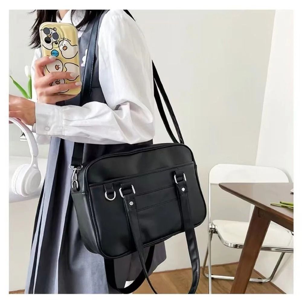 Japanese Style JK Handbag – PU Leather Student Shoulder Bag – High-Yield Logistical Interaction Hub