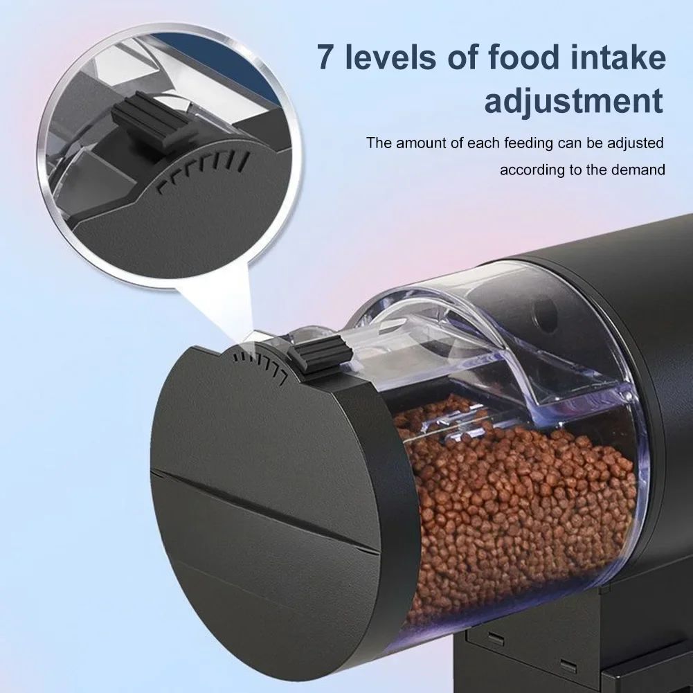 Smart Digital Automatic Fish Feeder with Timer - Vacation Aquarium Fish Feeder Food Dispenser