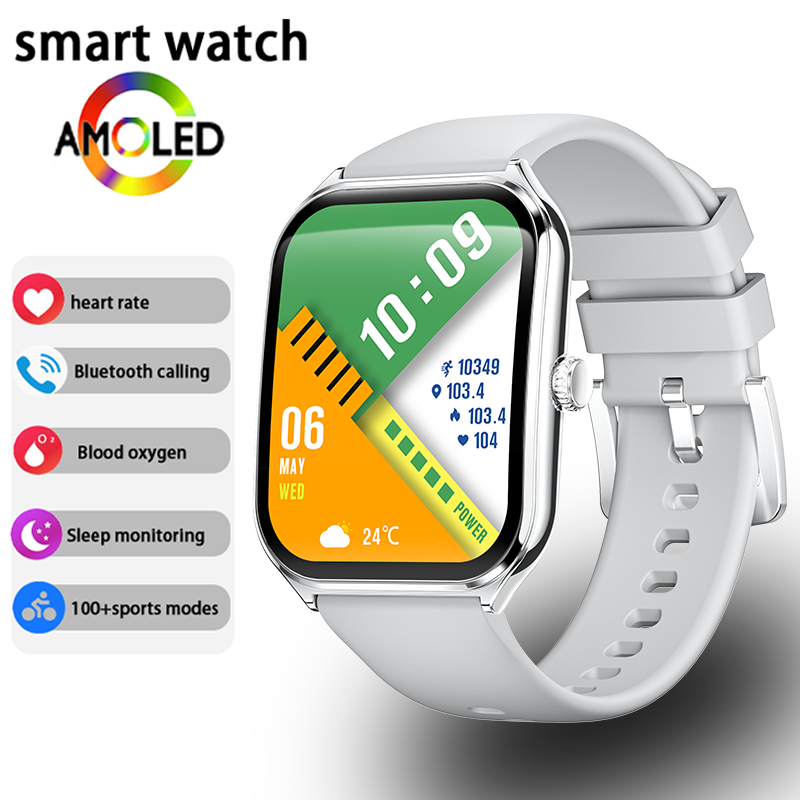 New Ultra Thin Smart Watch men Display HD Call Reminder Always Show Time Smartwatch