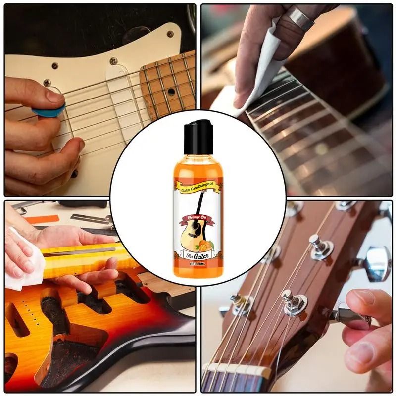 Guitar Fretboard Conditioner and Cleaning Oil Kit with Cloth