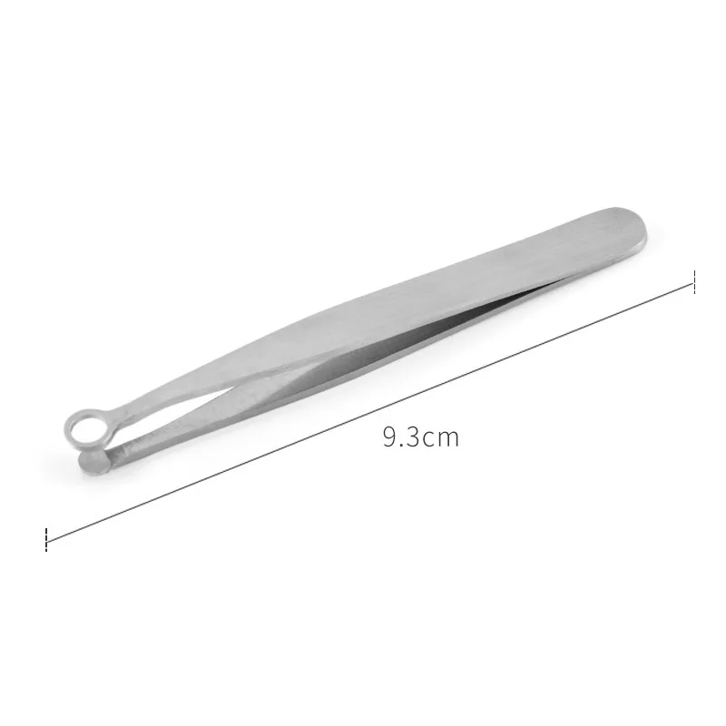 Stainless Steel Nose Hair Trimming Tweezers  Precision Eyebrow & Facial Trimmer Scissors