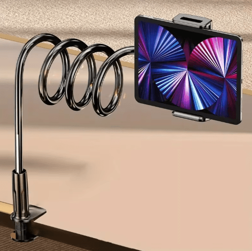 FlexView Lazy Bedside Phone & Tablet Stand – Adjustable Desktop Holder for iPhone, iPad & Smartphones