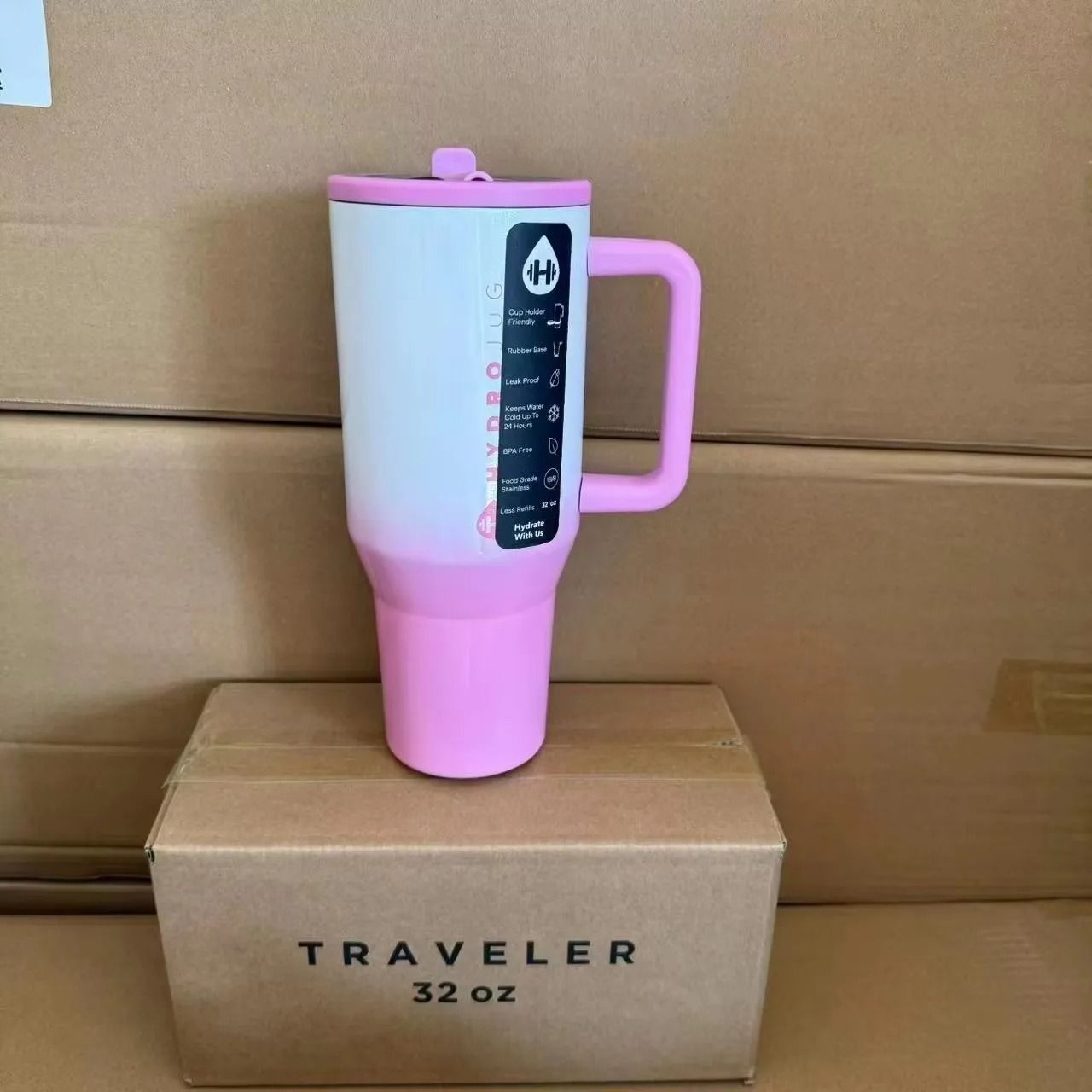 Insulated Stainless Steel Travel Tumbler with Straw Lid