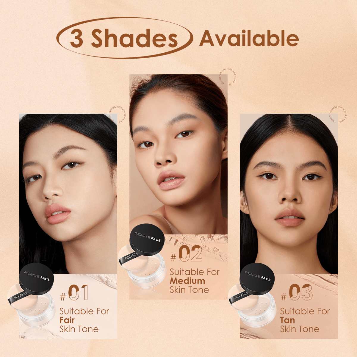 Invisible Finish Loose Powder Translucent Natural Soft Face Makeup Oil Control Setting Powder
