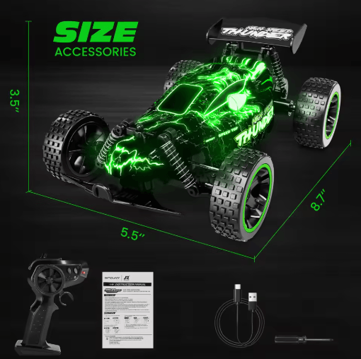 Sinovan 1 18 High Speed RC Car 20kmh Remote Control Drift Racing Toy