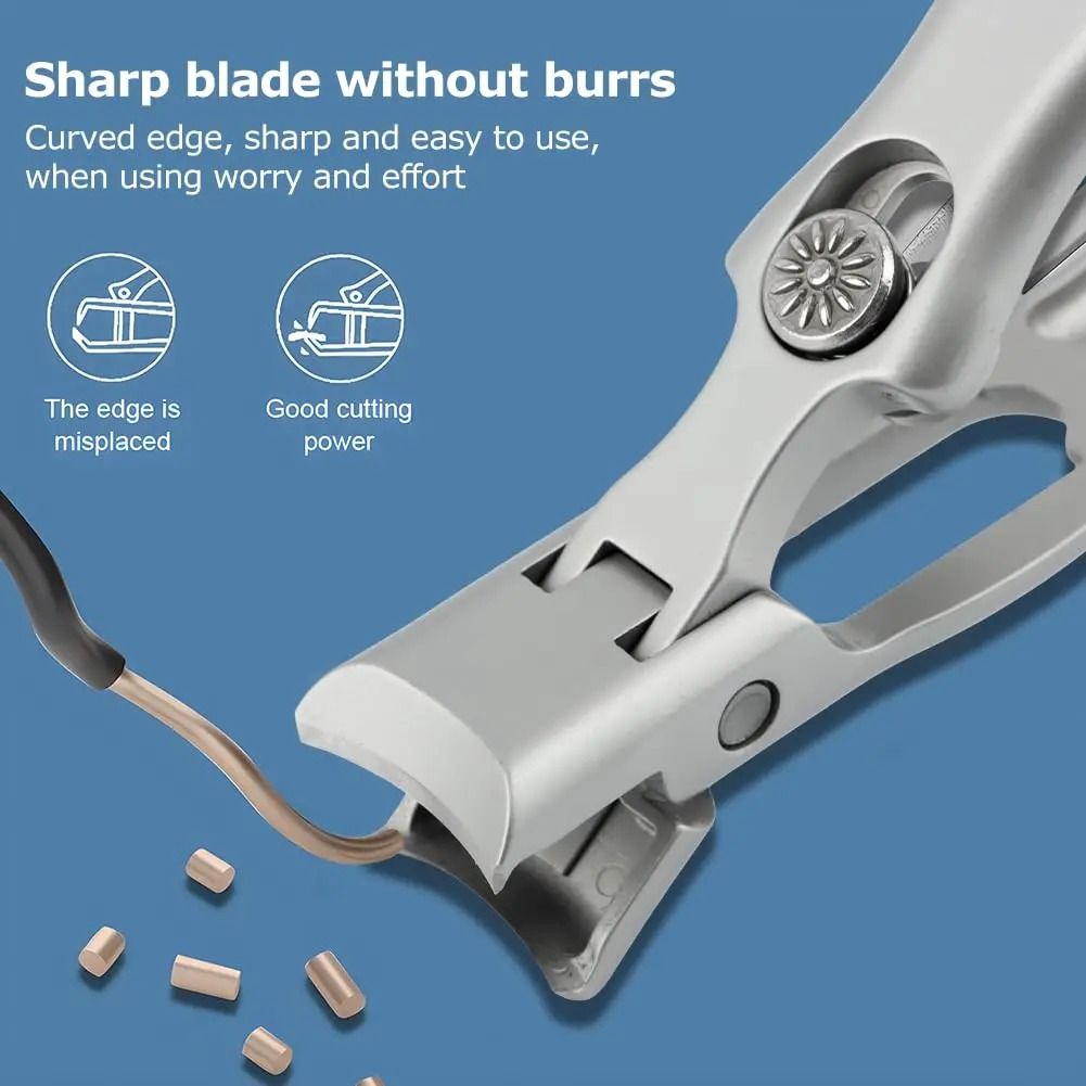 Ultra Sharp Stainless Steel Nail Clippers with Nail File