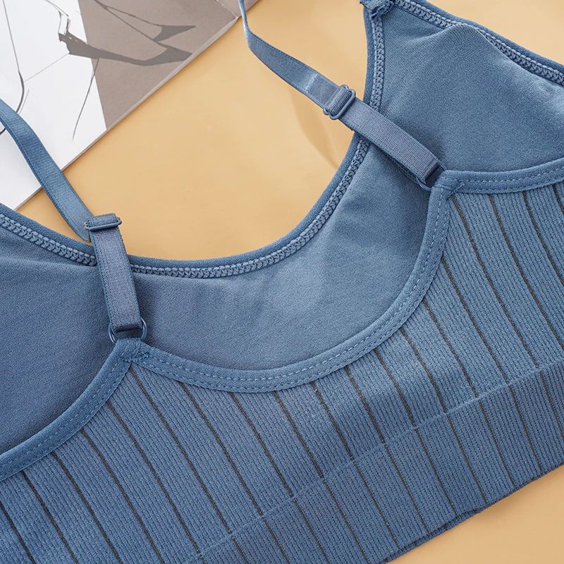 Seamless Wireless Padded Bralette Crop Top
