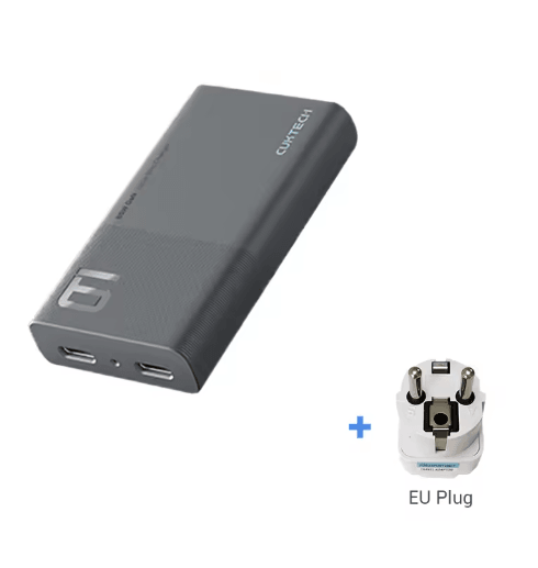CUKTECH Ultra-Thin 65W GaN Charger – USB C PD 3.0 QC 3.0 Fast Wall Adapter
