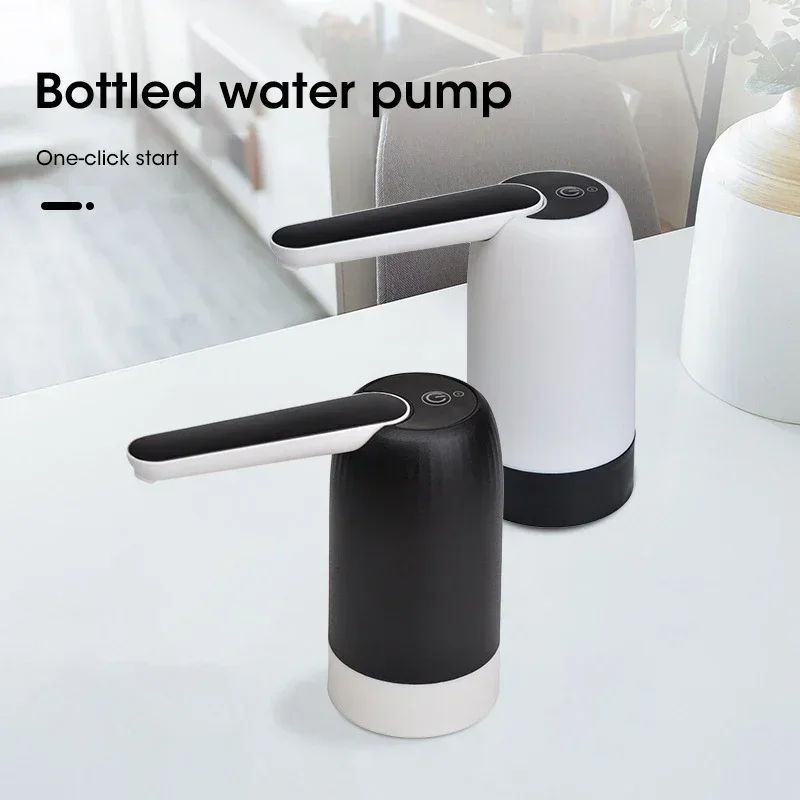 Electric USB Rechargeable Water Bottle Pump Dispenser – Portable Automatic Drinking Water Pump