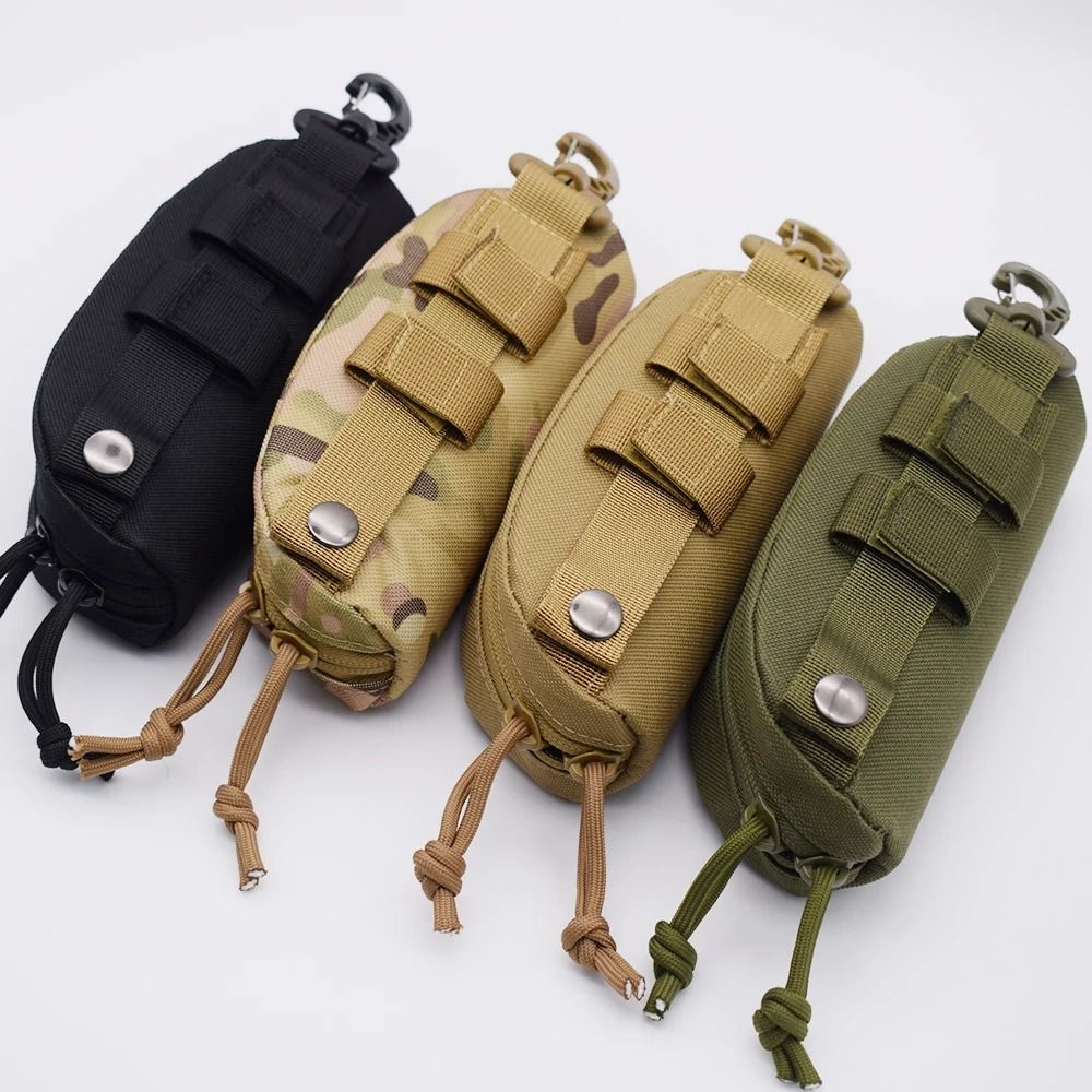 Tactical Molle Hard Shell Glasses Pouch Shockproof Eyewear Case