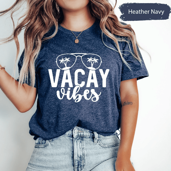 Vacay Vibes Shirt Vacation Mode Tee Girls Trip Family Vacation Shirt