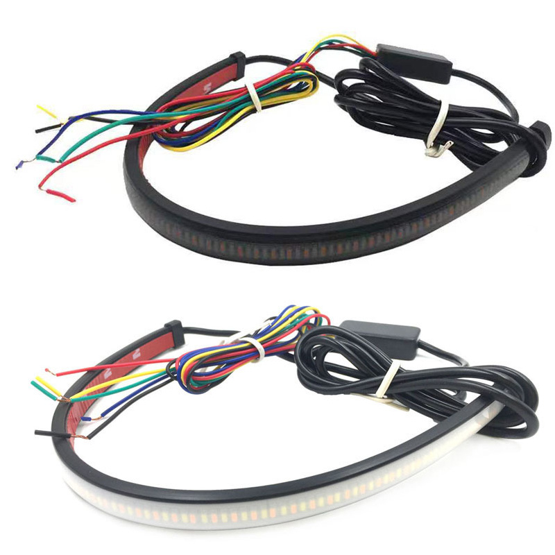 Motorcycle Stop Light LED Strip, Start Scan Flexible LED, Tail Light for Motorcycles