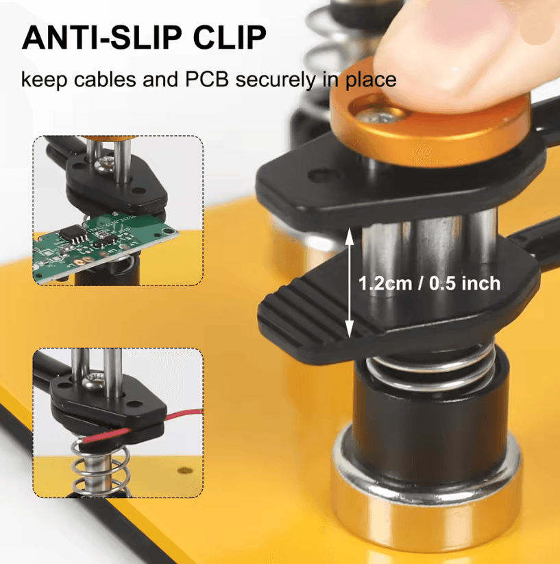 ProSolder Magnetic Helping Hands Soldering Tool with PCB Clip and Wire Holder