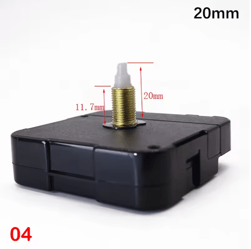 Silent Quartz Clock Mechanism Kit Long Shaft DIY Wall Clock Movement
