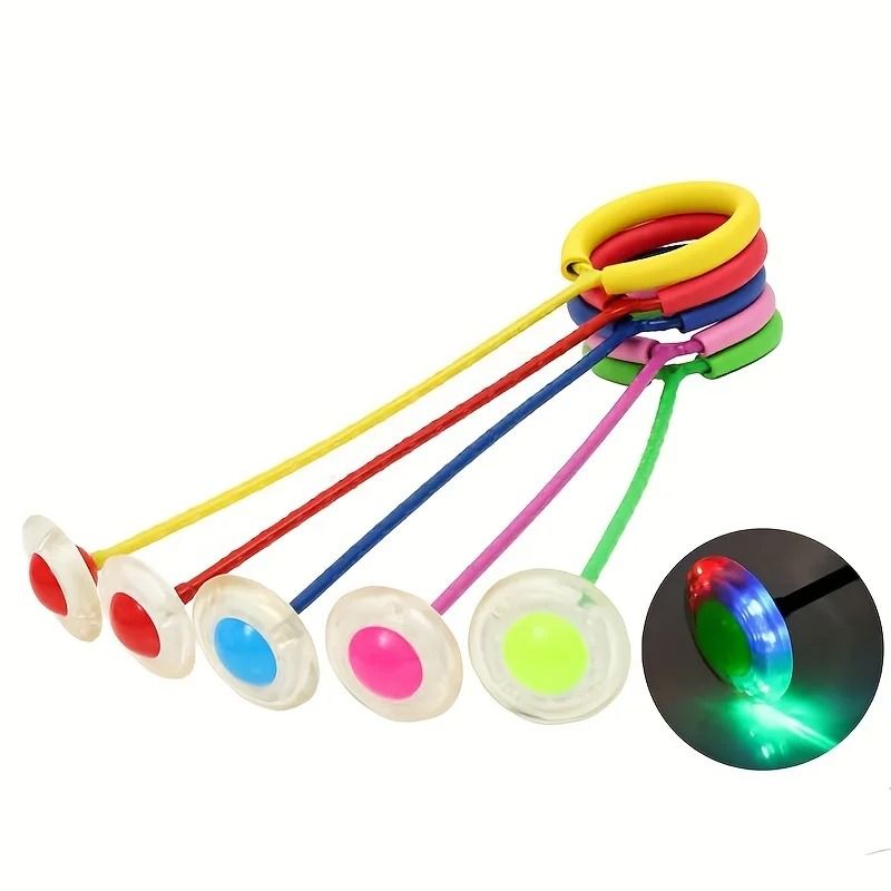 Foldable Kinetic Flashing LED Bouncing Ring