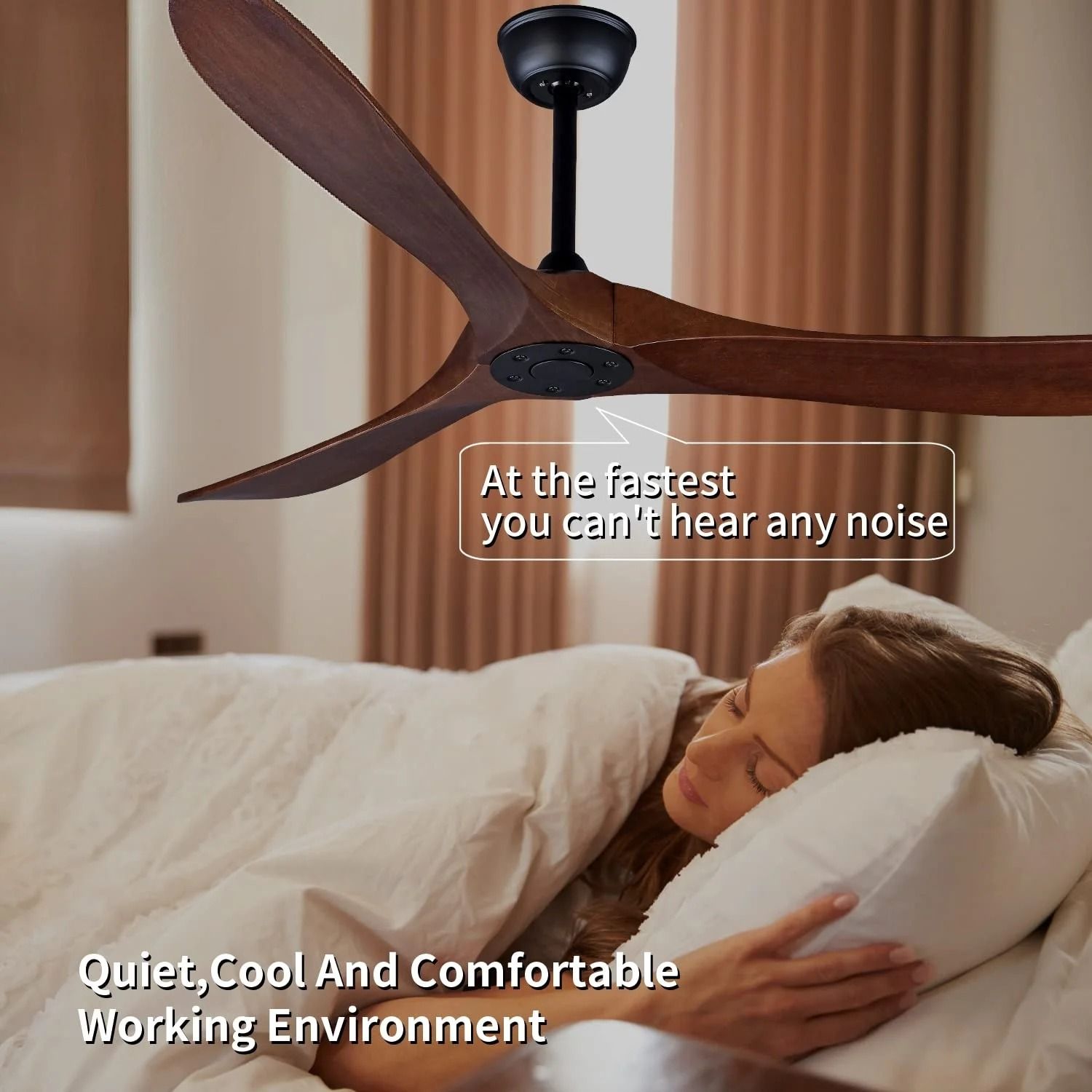 Industrial-Retro Variable Frequency Ceiling Fan