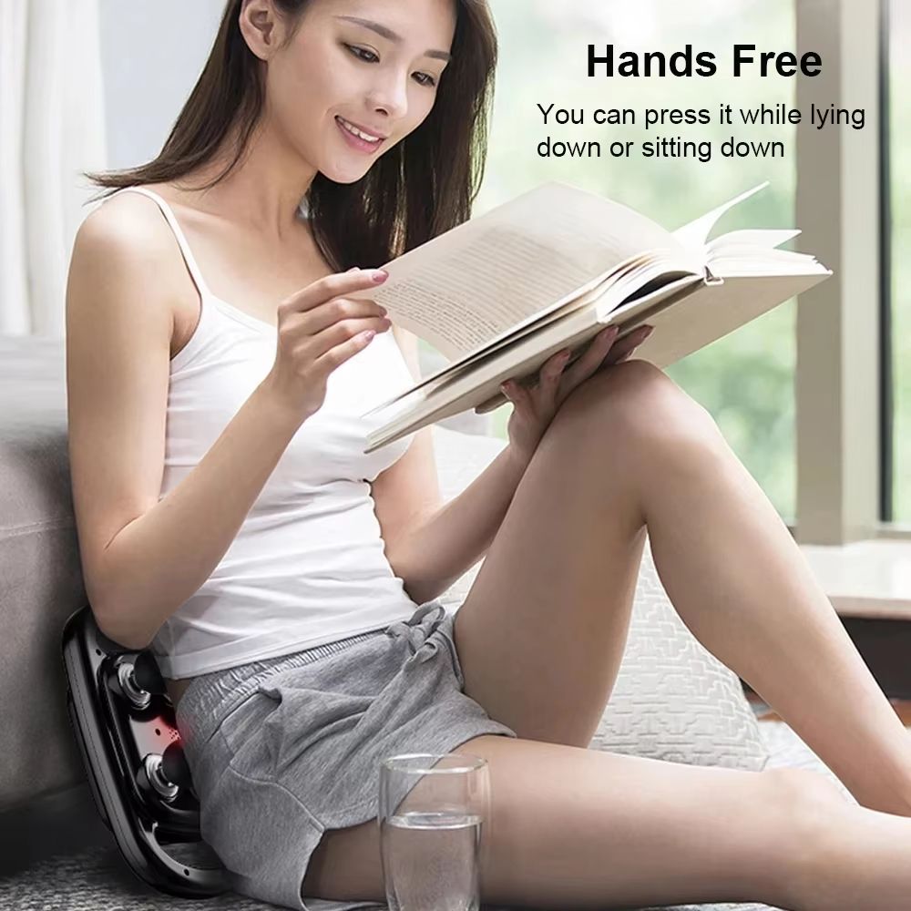 Deep Tissue Percussion Massage Gun 6 Head, Full Body Muscle Relief, Neck Cervical Spine Pain Relief