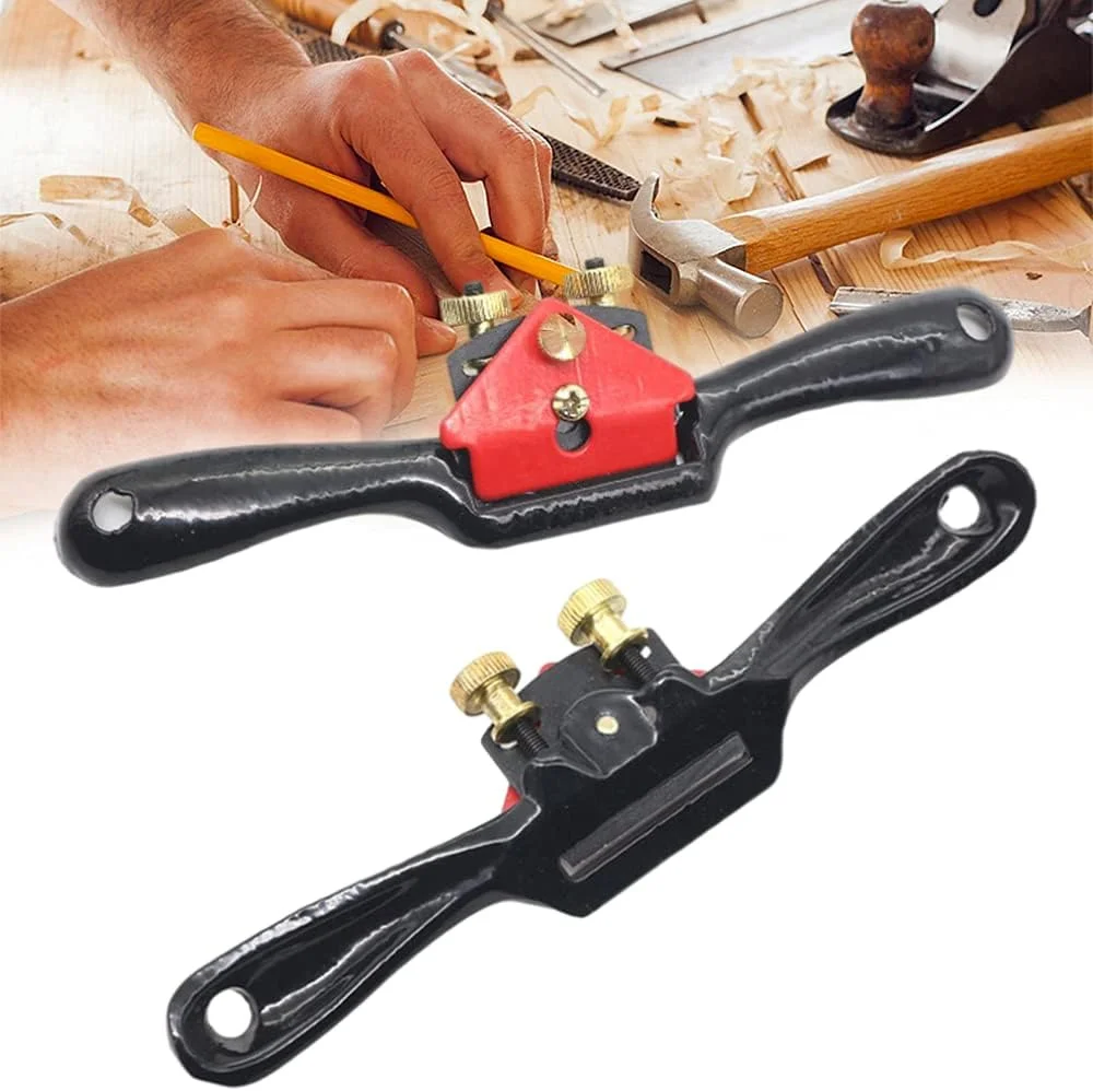 Adjustable Spokeshave Woodworking Plane Trimming Tools for Carpentry with Hand Cutting Edge Chisel