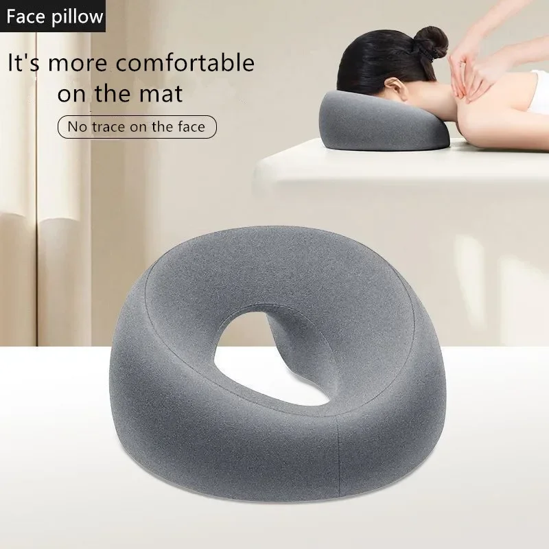 Ergonomic Face Down Nap Pillow, Comfortable Memory Foam Desk Rest for Home & Beauty Salon