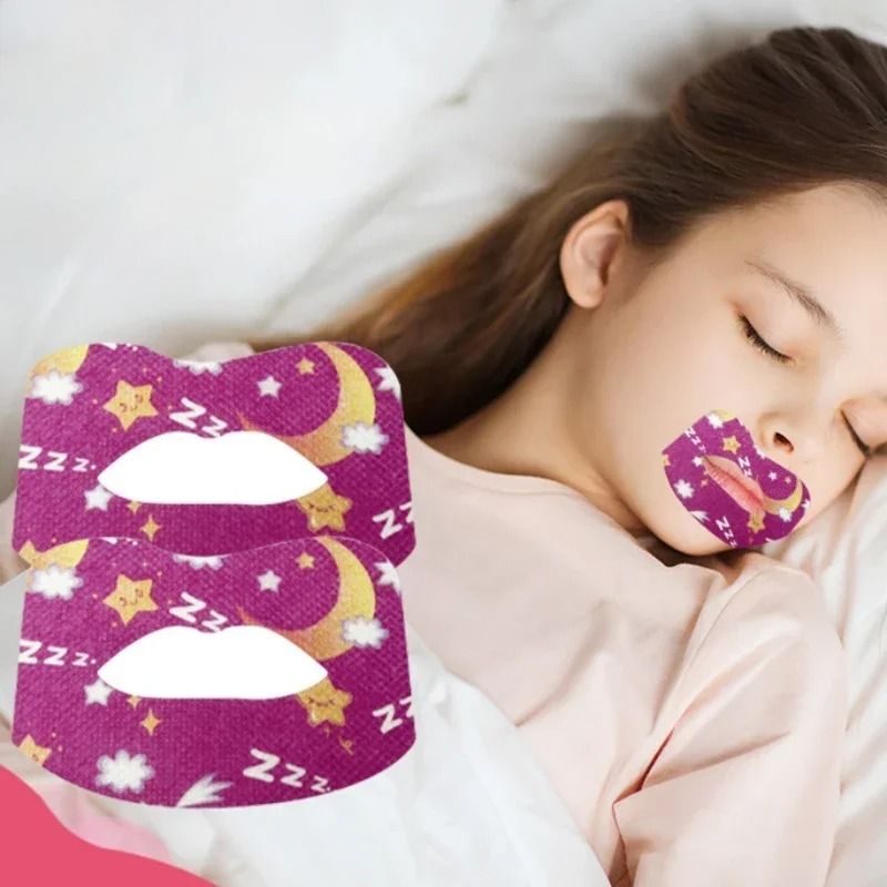 Anti Snoring Stickers 30 Pack Night Sleep Mouth Correction Patches for Children Youth and Adults