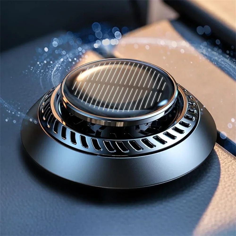 Solar Powered Car Air Freshener with Rotating Diffuser