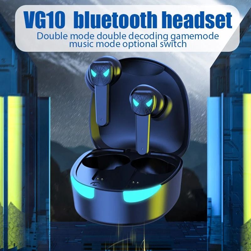 TG10 Wireless Bluetooth Earbuds with LED Display and Noise Cancelling Mic
