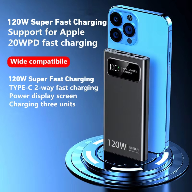 Ultra Capacity High Capacity Power Bank with Super Fast Charging Power Bank & Digital Display