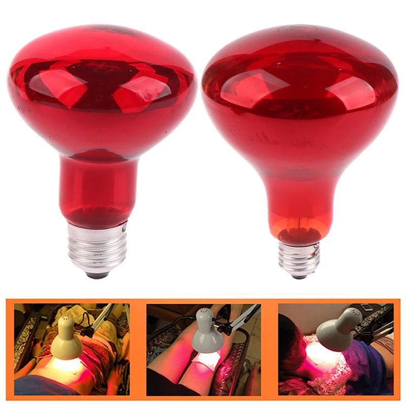 Infrared Red Light Therapy Bulb for Body Muscle Pain Relief, Neck Joint Heating Lamp, Arthritis Physiotherapy Treatment