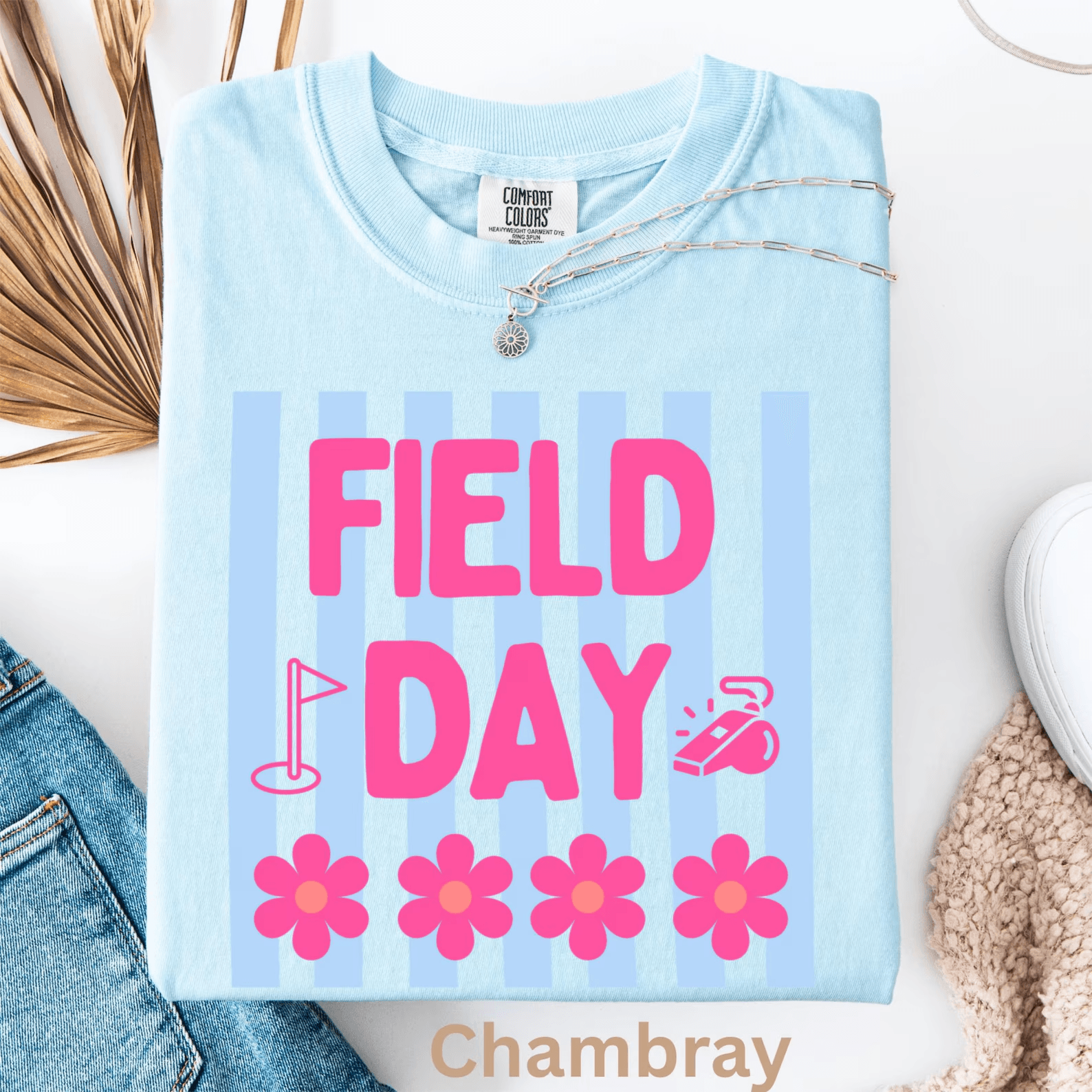 Comfort Colors Field Day Teacher Shirt | Last Day of School Fun Day Tee