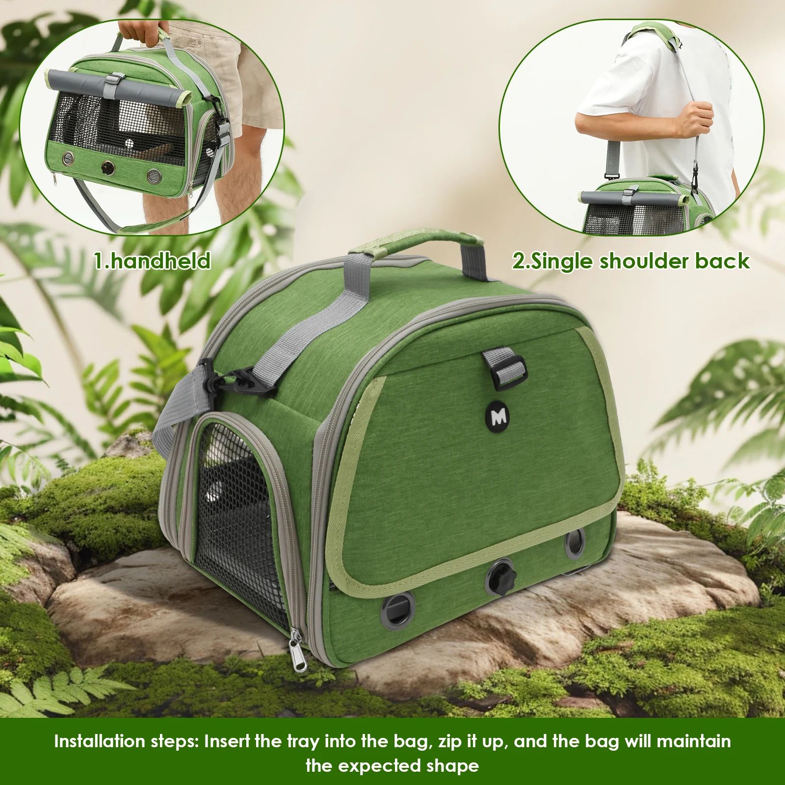 Portable Bird Carrier Backpack