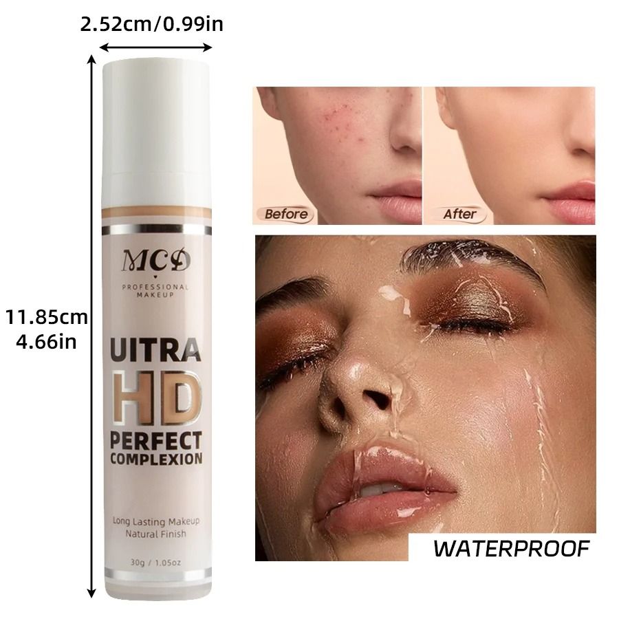 Full Coverage Liquid Foundation with Natural Matte Finish