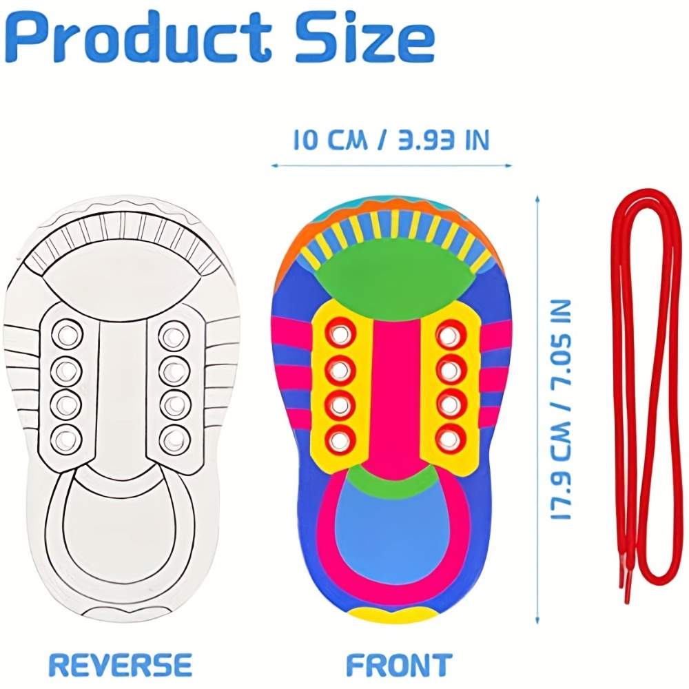 Learn to Tie Shoelaces Toy, Fine Motor Skills Educational Toy for Boys and Girls, Shoelace Threading Teaching Toys