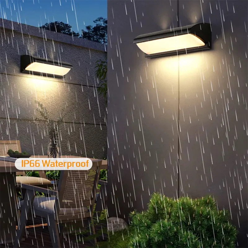 Retro LED Outdoor Wall Lamp with Motion Sensor for Living Room and Bedroom