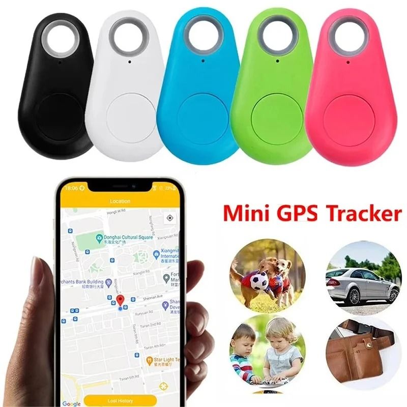 Mini GPS Smart Anti-Loss Device – Bidirectional Bluetooth Tracker & Keychain Locator for Keys & Phones