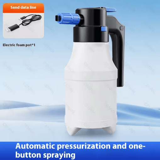 CENRR Electric Foam Sprayer Professional 2L Handheld Snow Foam Cannon with Pressure Relief Valve