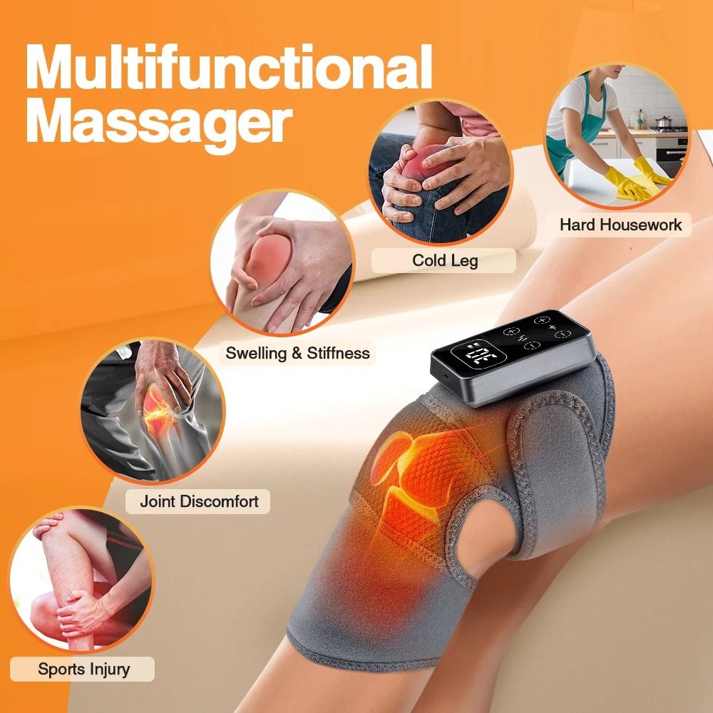 3 in 1 Electric Heat and Vibration Joint Massager