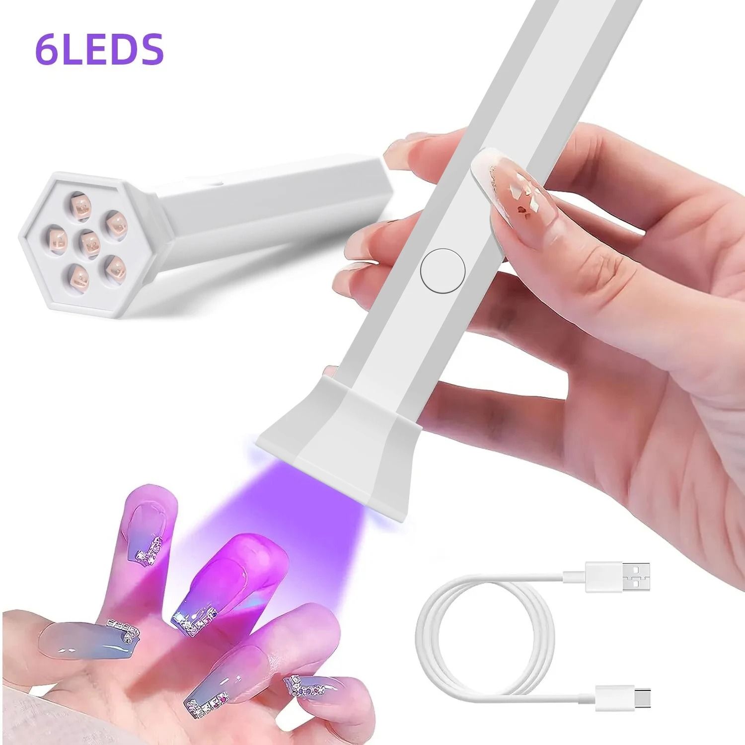 Handheld Mini UV Nail Lamp for Fast Gel Curing