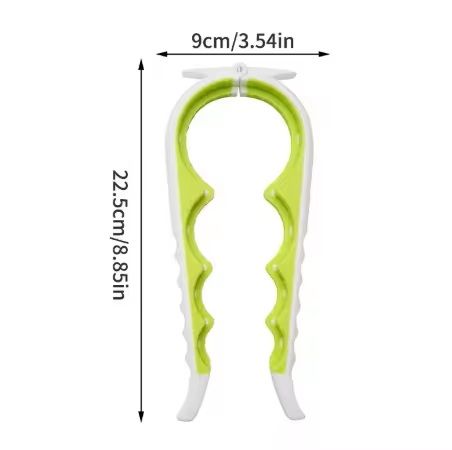 4-in-1 Multi-Function Can & Bottle Opener Anti-Slip Handle Kitchen Tool