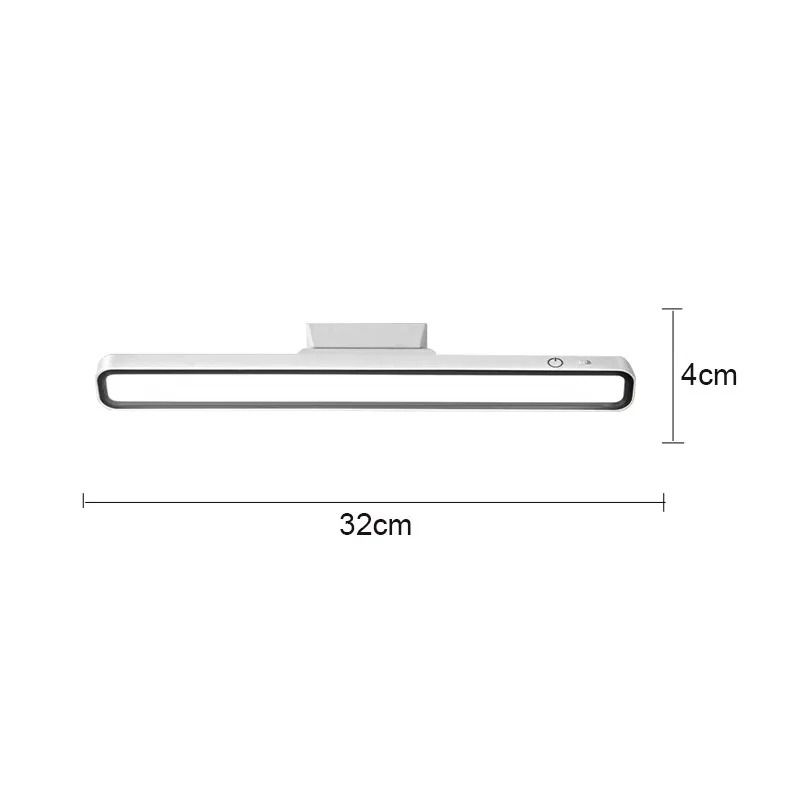 Desk Lamp LED USB Rechargeable Stepless Dimming Table Lamp