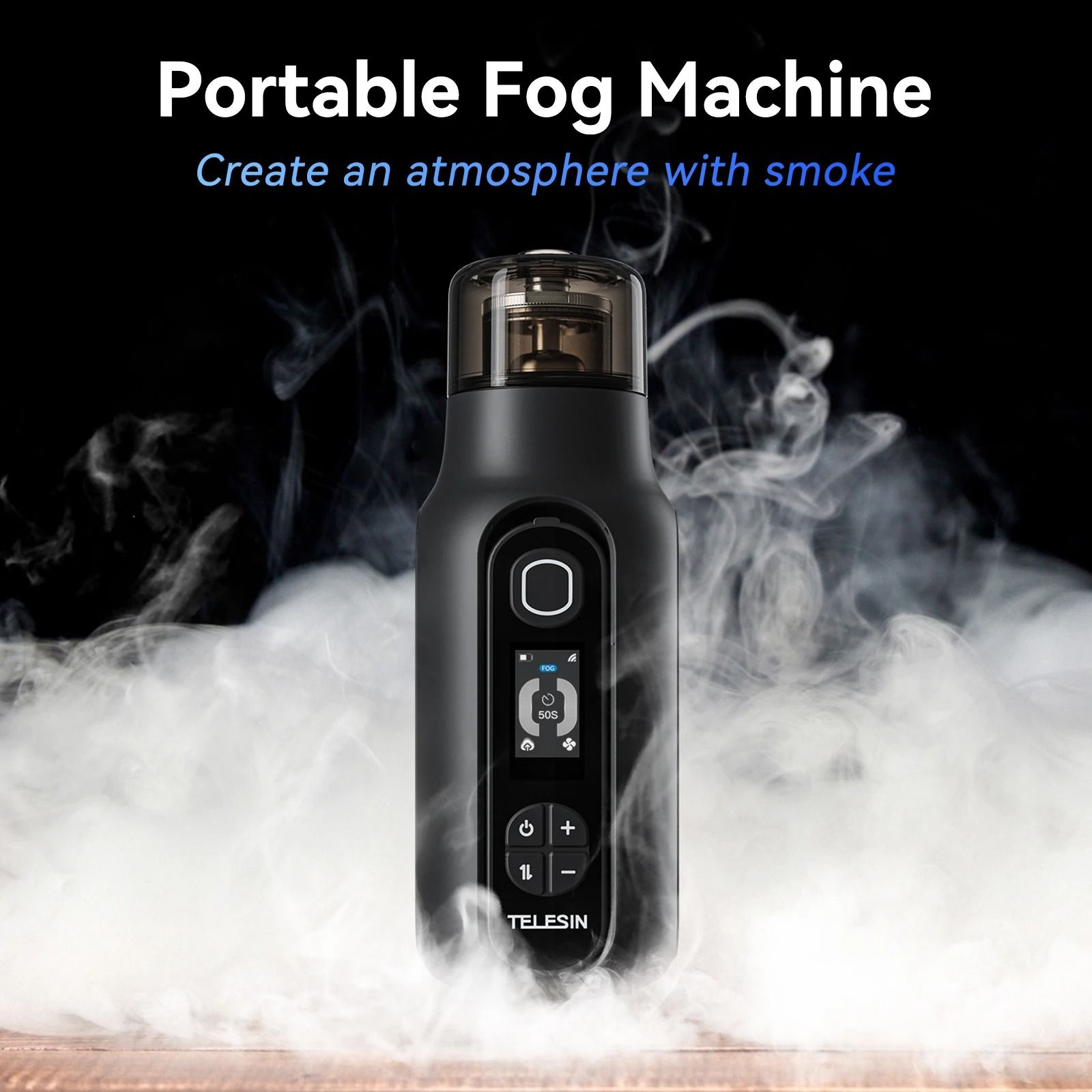 TELESIN Portable Smoke Maker Fogger Machine Remote Control Smoke Effect Kit